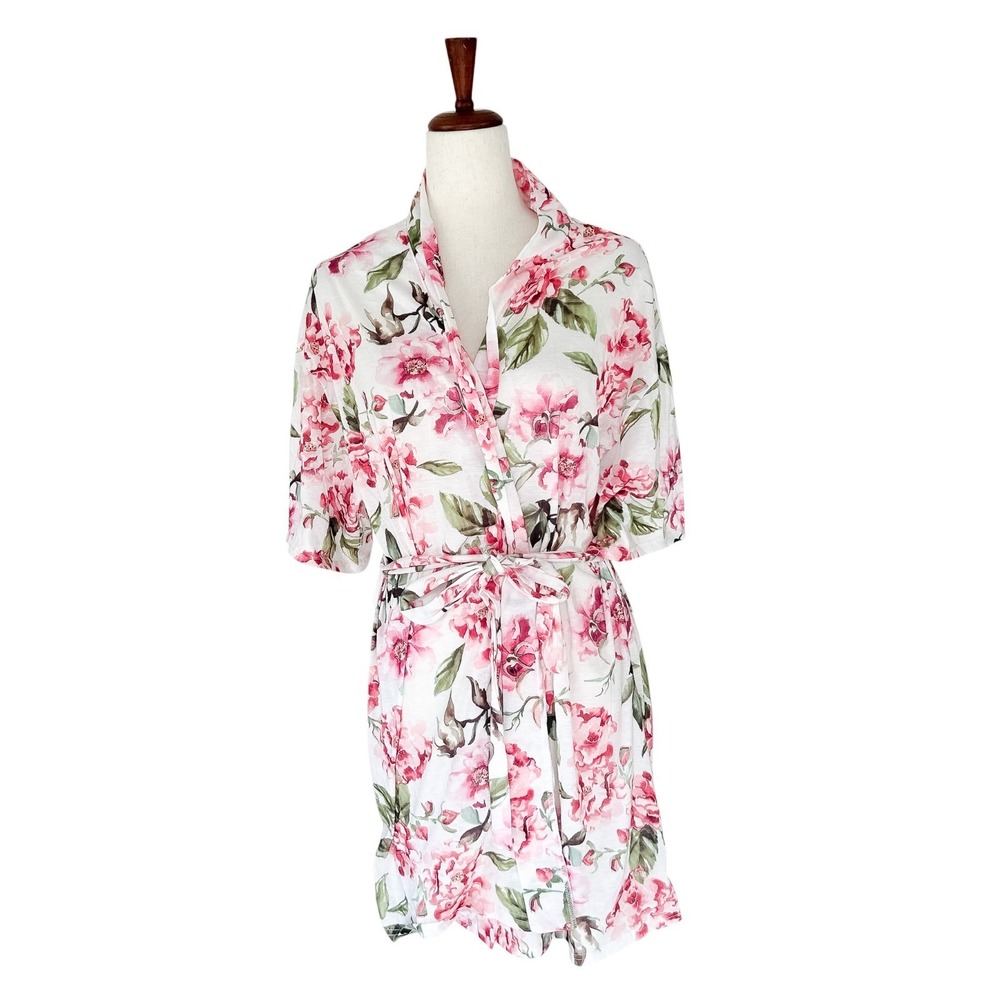 Show Me Your Mumu Robe Size Small Garden of‎ Blooms Peonies Bridal Getting Ready